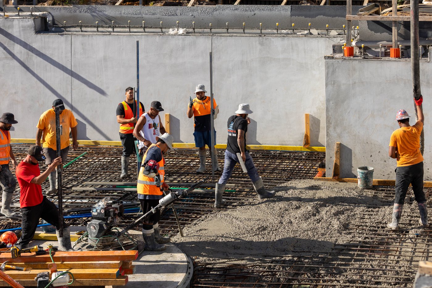 W.ESPLANADE slab pour